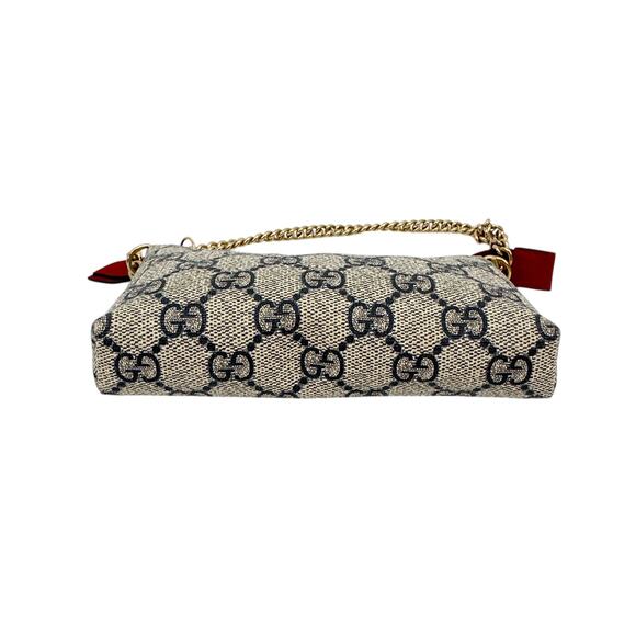 GUCCI Chain Wristlet Mini Bag GG Coated Canvas - Picture 6 of 15